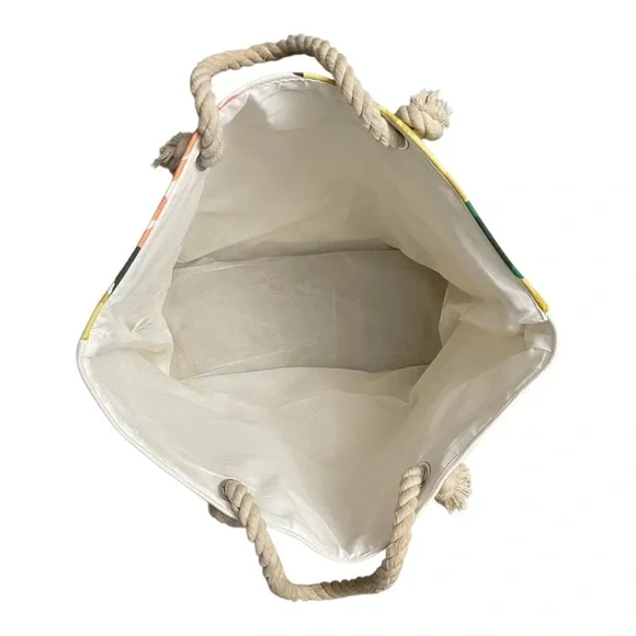 Tropical Canvas Beach Bag - Picture 5 of 16